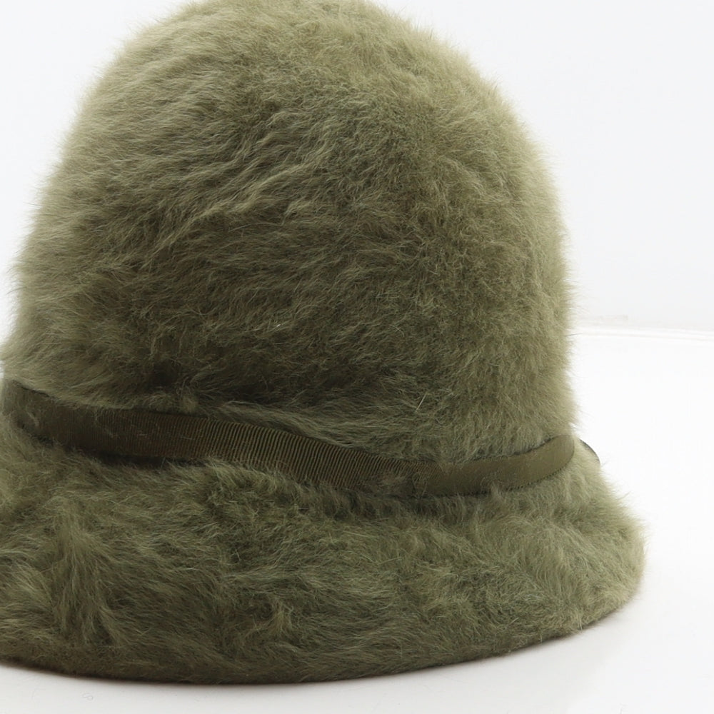 Kangol Womens Green Wool Cloche One Size