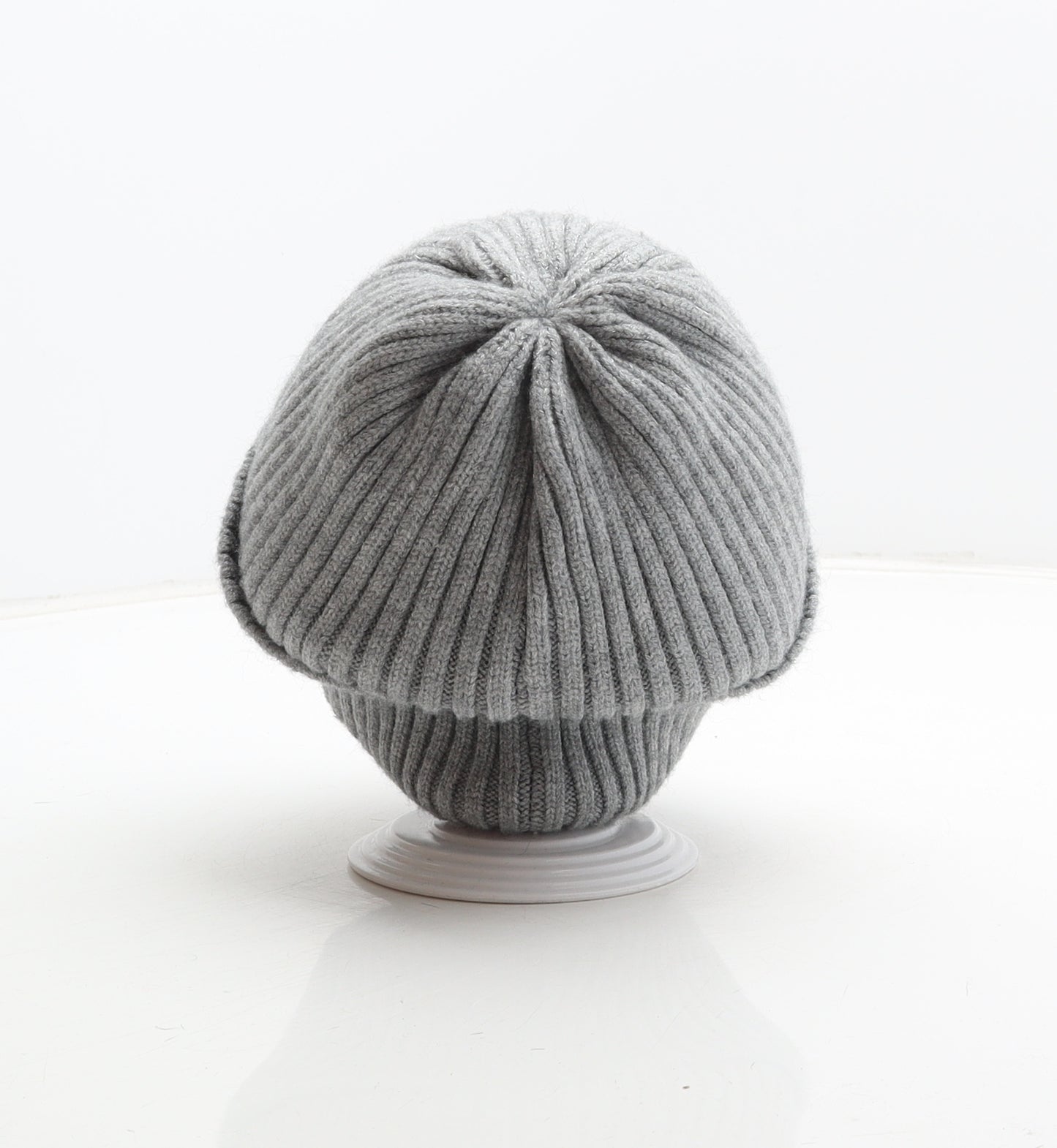Divided by H&M Mens Grey Viscose Beanie One Size