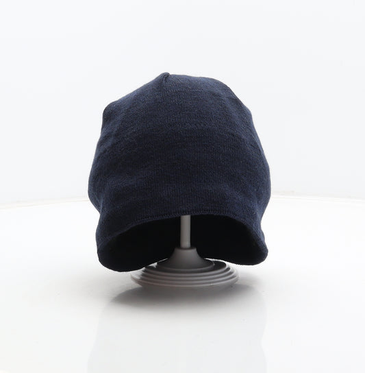Preworn Mens Blue Acrylic Beanie One Size