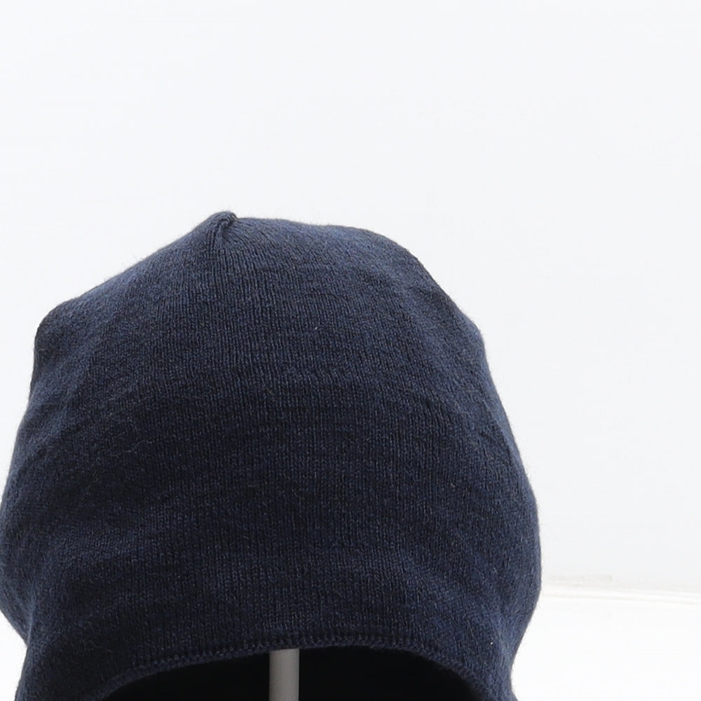 Preworn Mens Blue Acrylic Beanie One Size