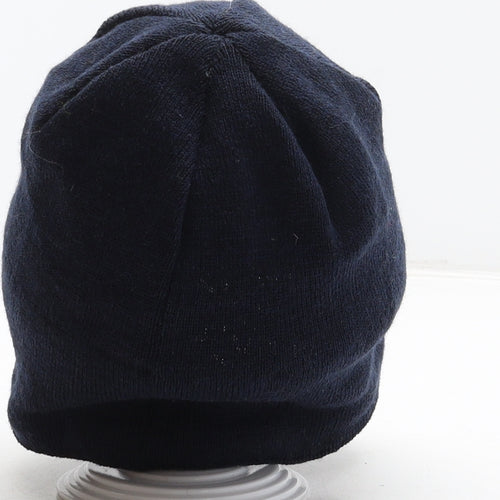 Preworn Mens Blue Acrylic Beanie One Size