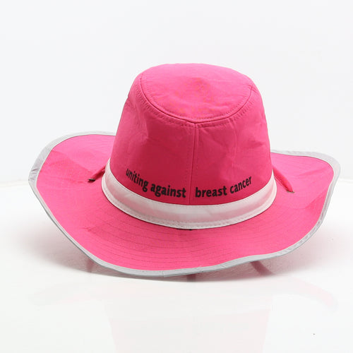 Preworn Womens Pink Fabric Cowboy Hat One Size - The Moonwalk, Uniting against breast cancer