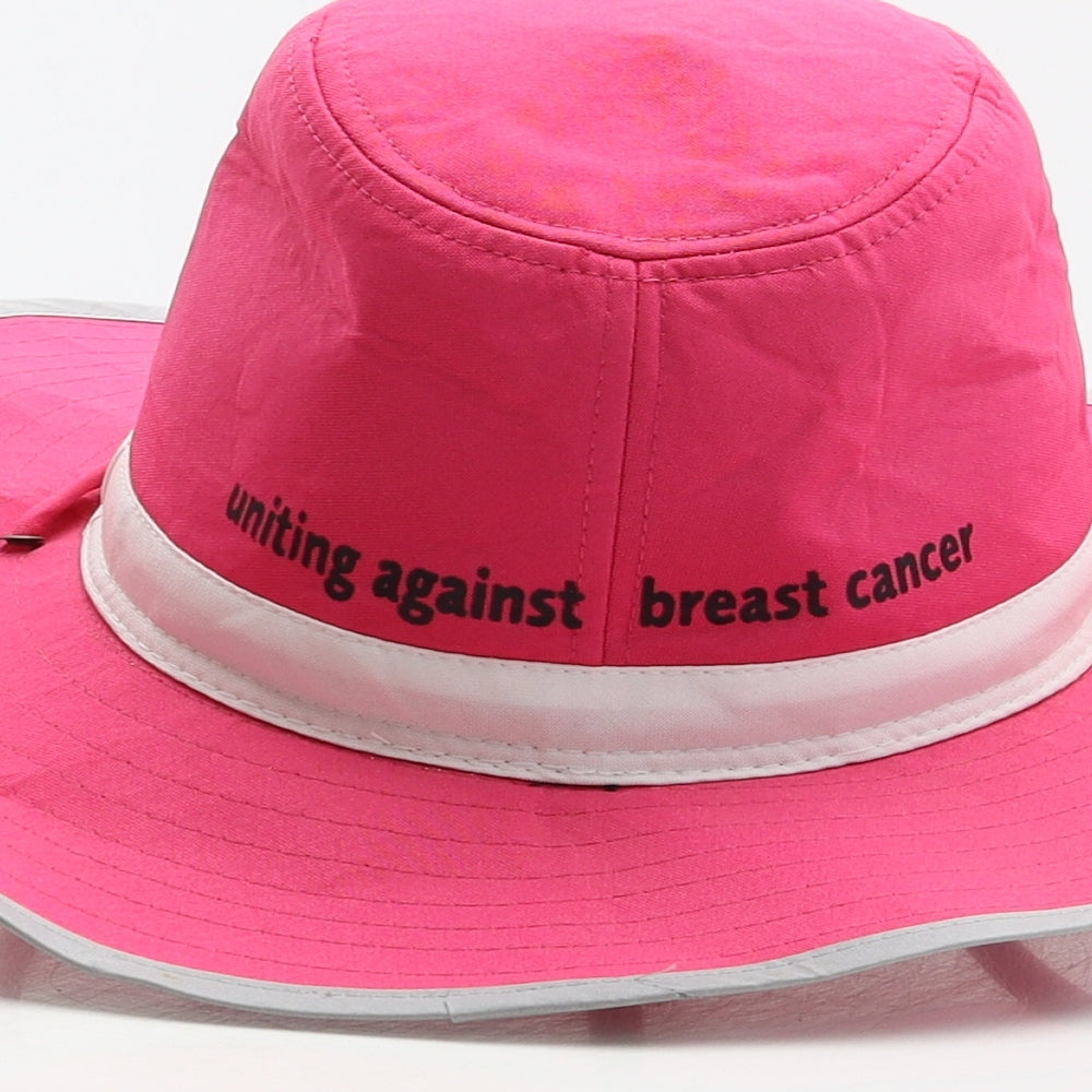 Preworn Womens Pink Fabric Cowboy Hat One Size - The Moonwalk, Uniting against breast cancer
