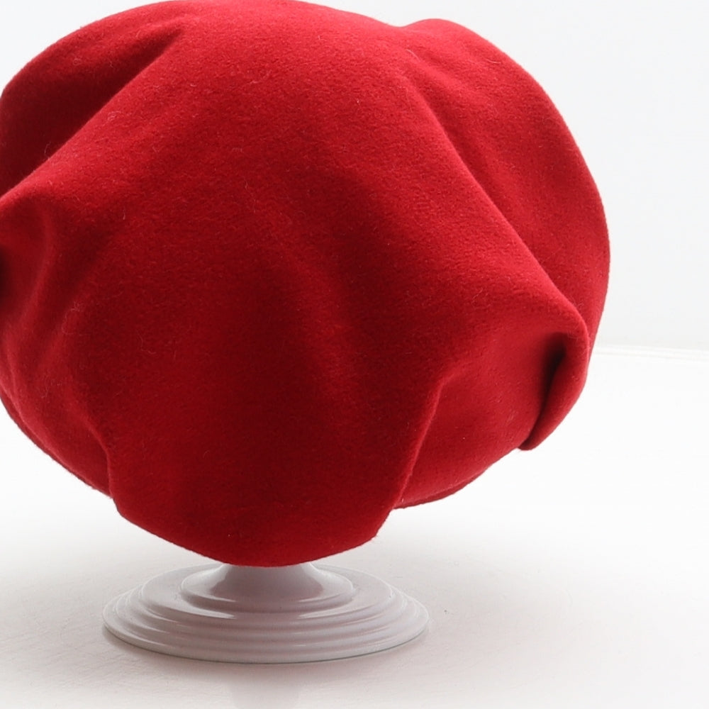 Dunnes Girls Red Polyester Peaked Cap One Size