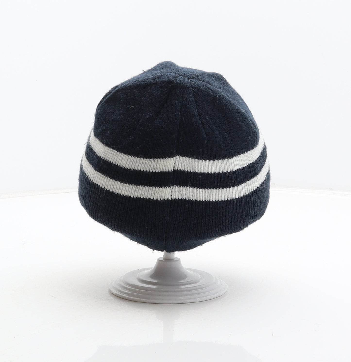 Official AFL Boys Blue Striped Acrylic Beanie One Size - Carlton Football Club