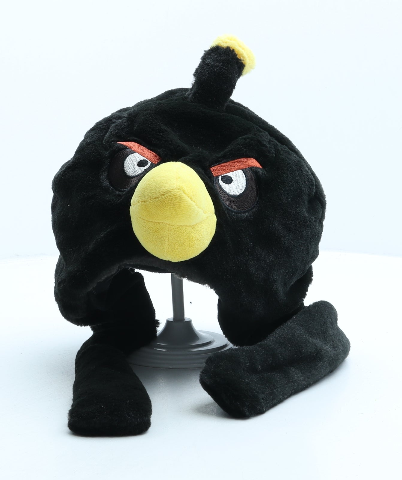 Angry Birds Boys Black Acrylic Bonnet One Size