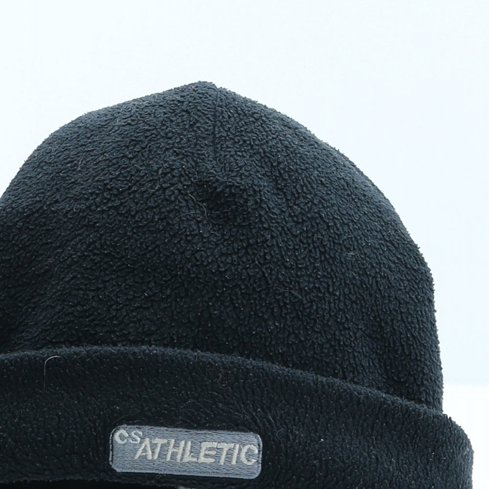 Cedar Wood State Mens Black Polyester Beanie One Size