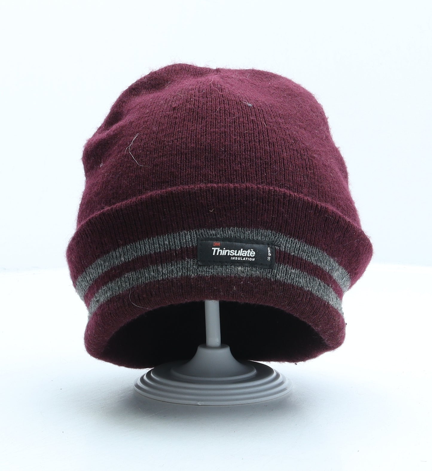 Thinsulate Mens Red Acrylic Beanie One Size