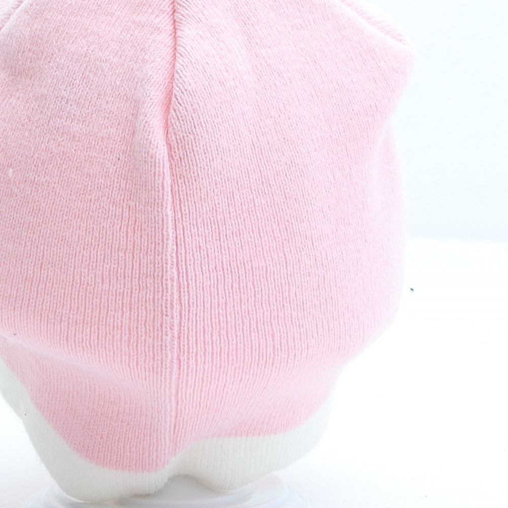 Celtic Football Club Girls Pink Acrylic Beanie One Size