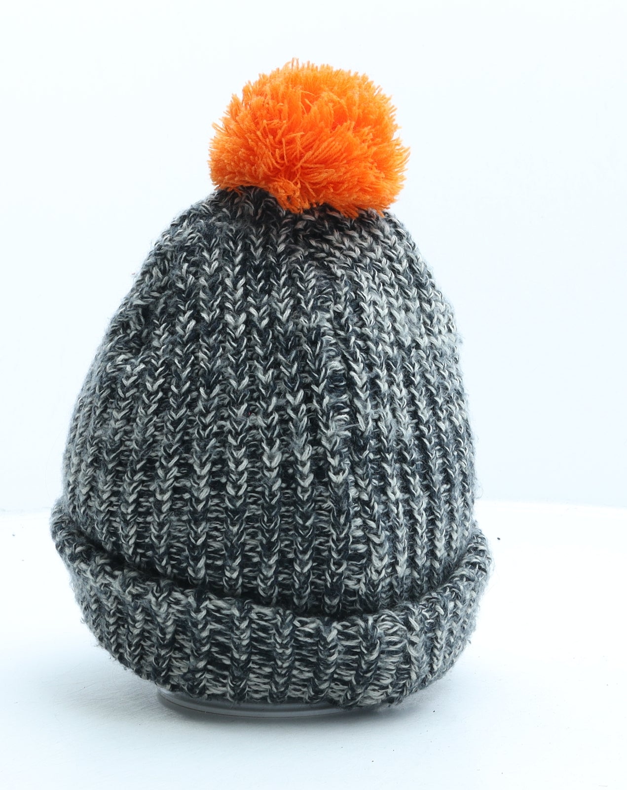 Cedar Wood State Mens Grey Acrylic Beanie One Size