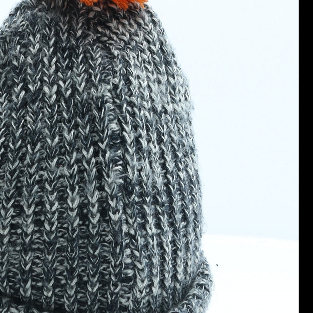Cedar Wood State Mens Grey Acrylic Beanie One Size
