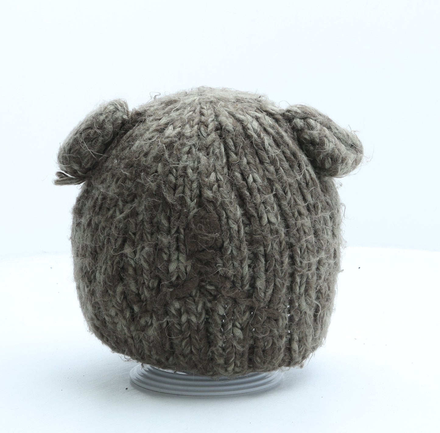 Brekka Womens Brown Acrylic Beanie One Size