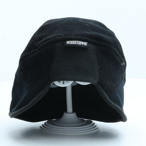 Windstopper Boys Black Polyester Beanie Size L