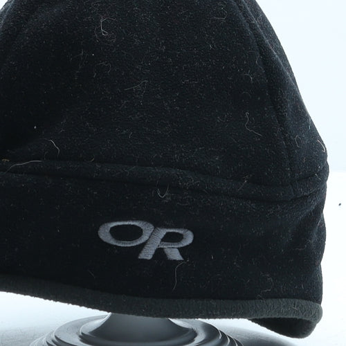 Windstopper Boys Black Polyester Beanie Size L