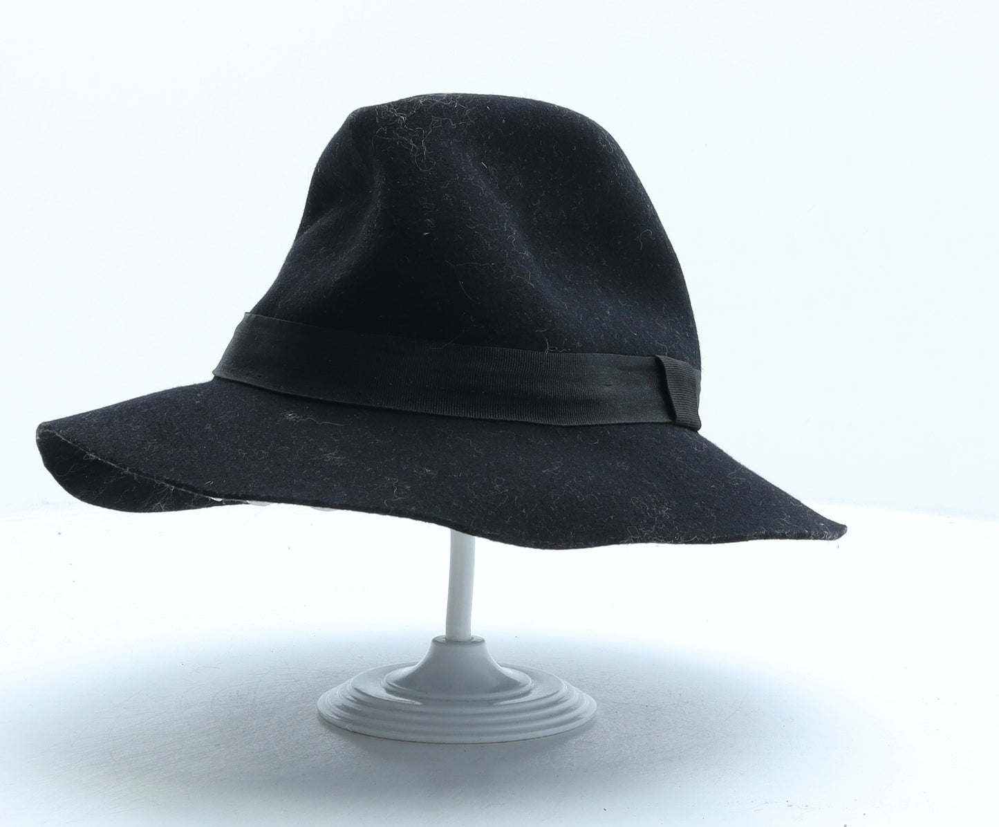 Avenue Womens Black Wool Fedora One Size