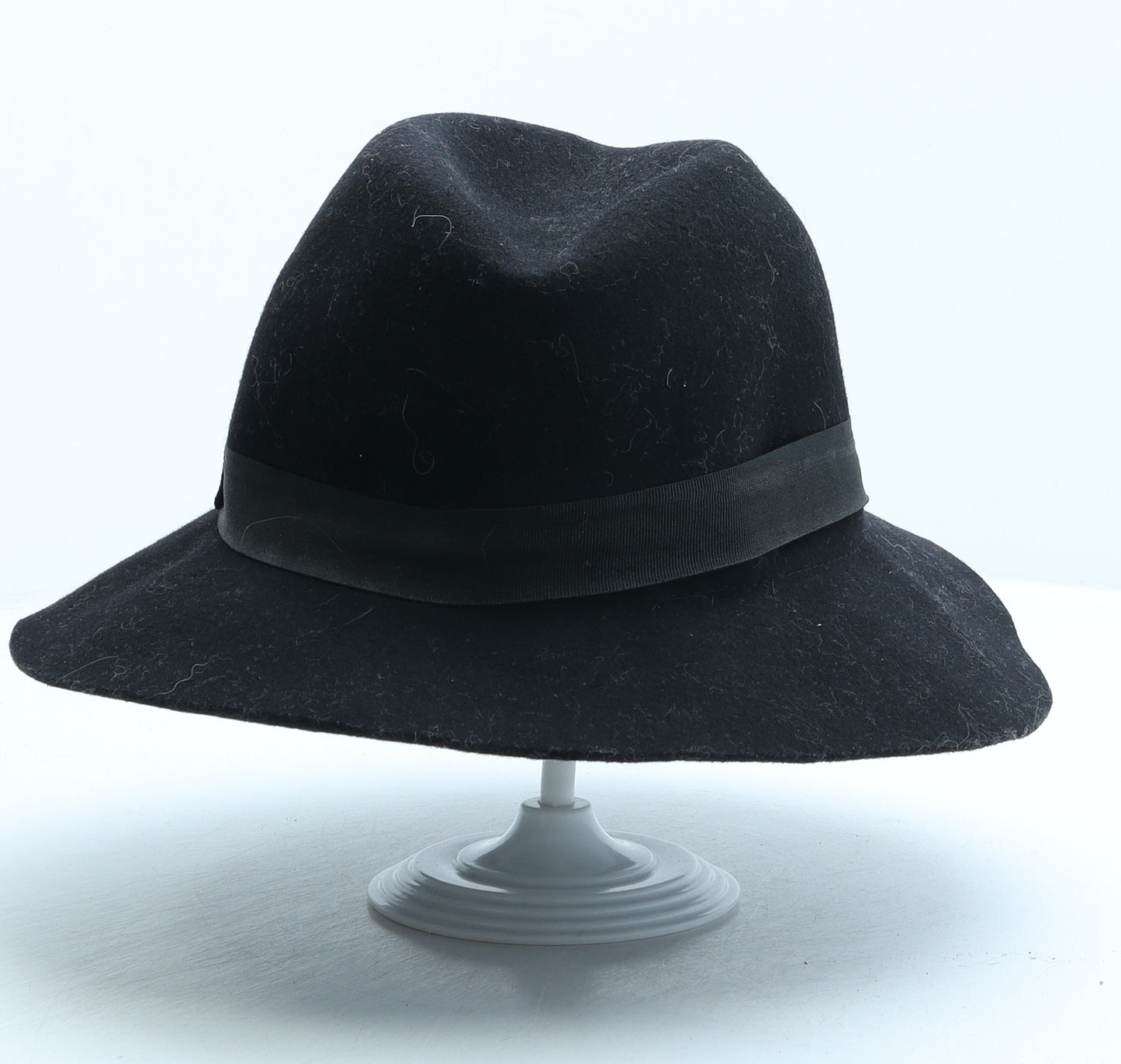Avenue Womens Black Wool Fedora One Size