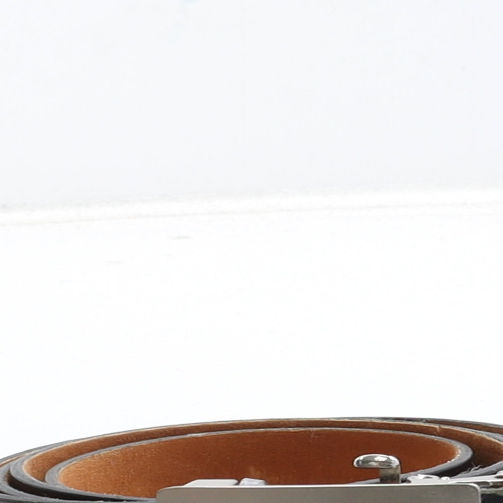 Lee Jeans Mens Brown Solid Leather Dress Belt Belt Size 42