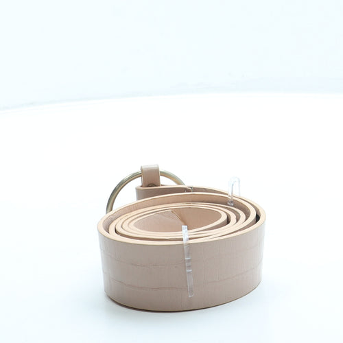 Primark Womens Pink Animal Print Faux Leather Fashion Belt Belt Size L