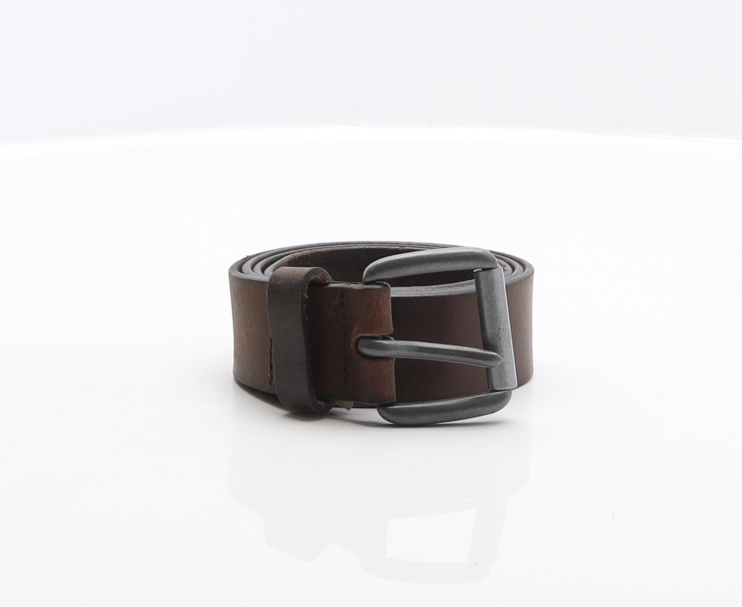 Levi's Mens Brown Solid Leather Dress Belt Belt Size 40