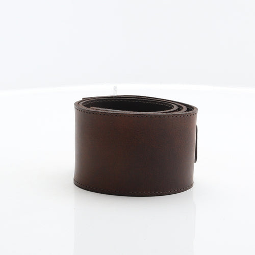 NEXT Womens Brown Solid 100% Genuine Leather Waist Belt Belt Size M