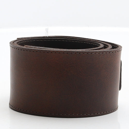 NEXT Womens Brown Solid 100% Genuine Leather Waist Belt Belt Size M
