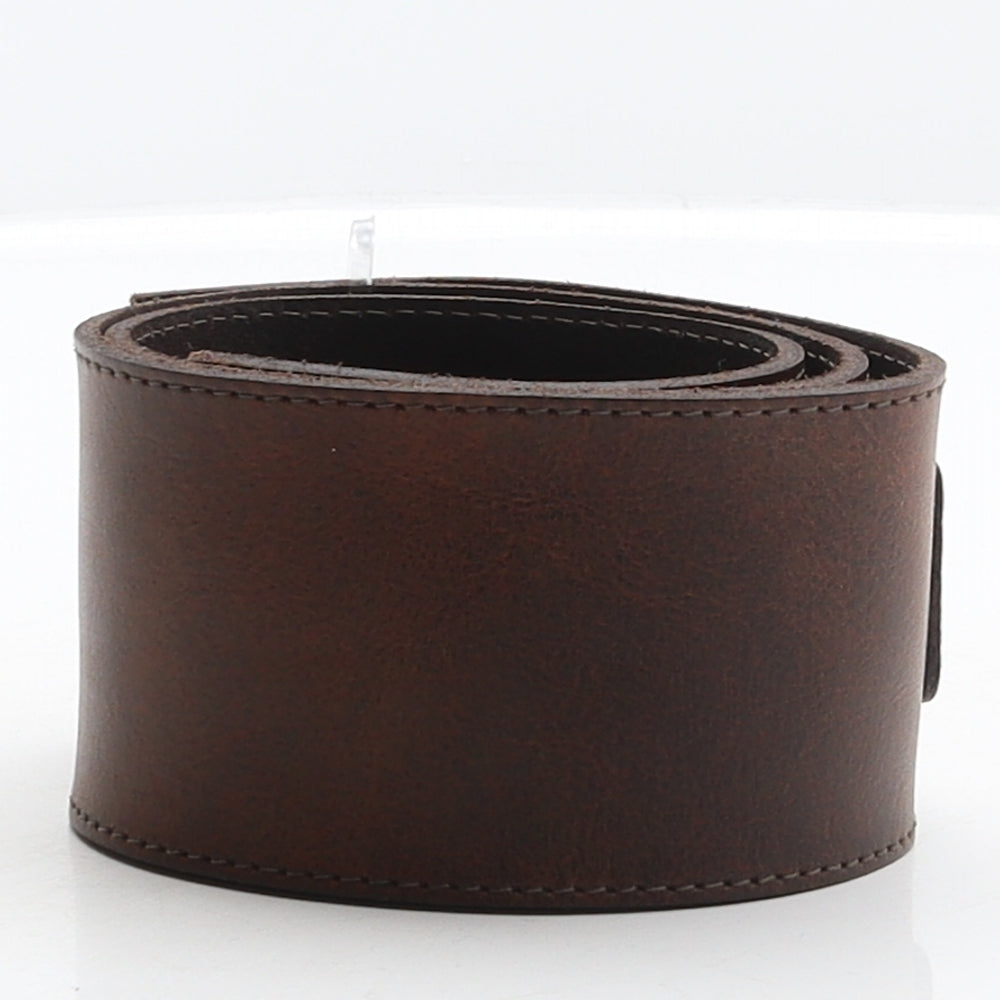 NEXT Womens Brown Solid 100% Genuine Leather Waist Belt Belt Size M