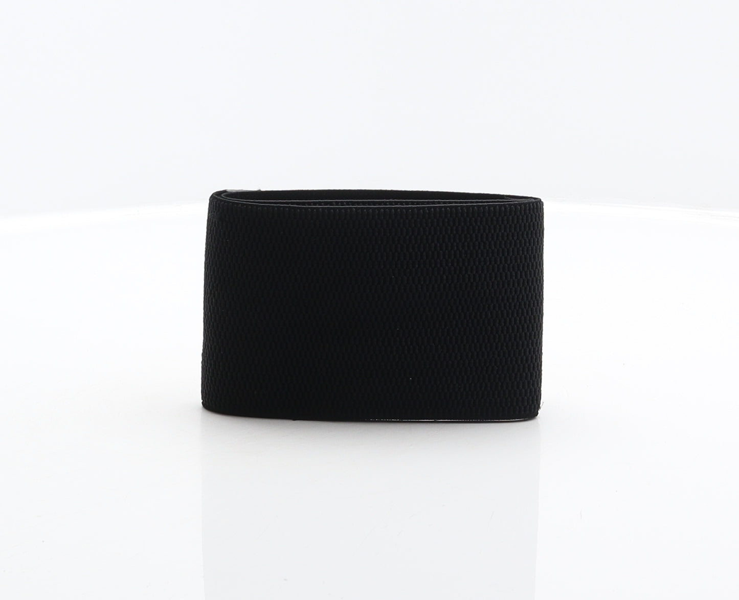 Jane Norman Womens Black Solid Polyester Waist Belt Belt Size S