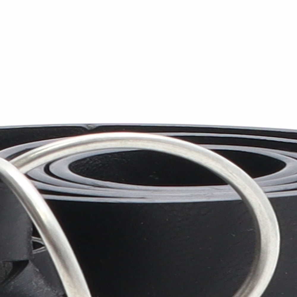 Preworn Womens Black Solid Leather Basic Belt Belt One Size