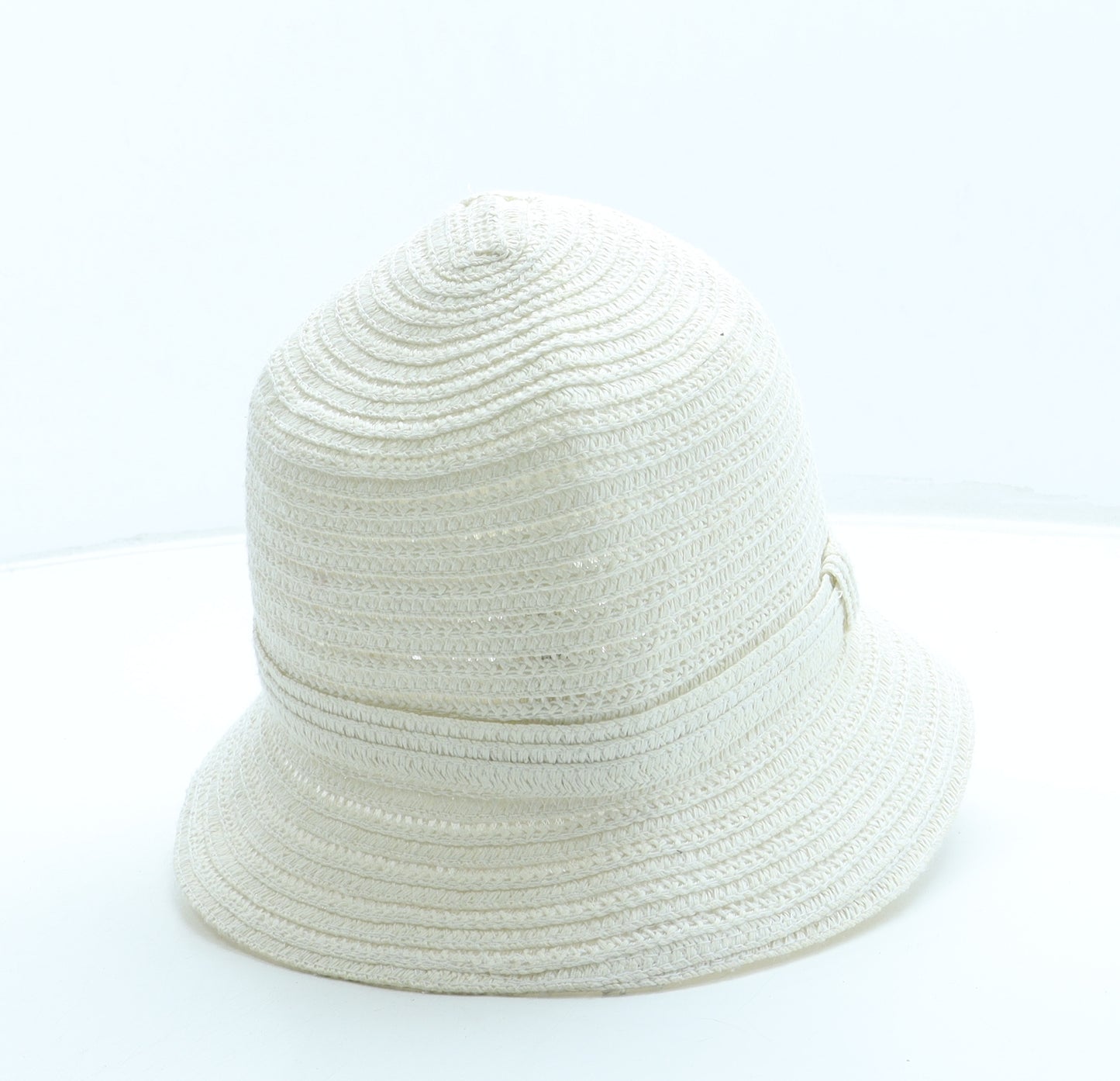 Marks and Spencer Womens White Paper Sun Hat Size S