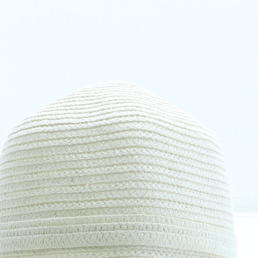 Marks and Spencer Womens White Paper Sun Hat Size S