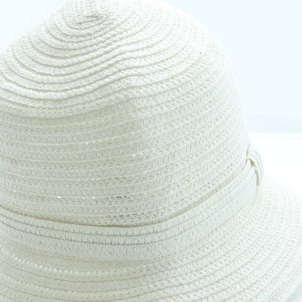 Marks and Spencer Womens White Paper Sun Hat Size S