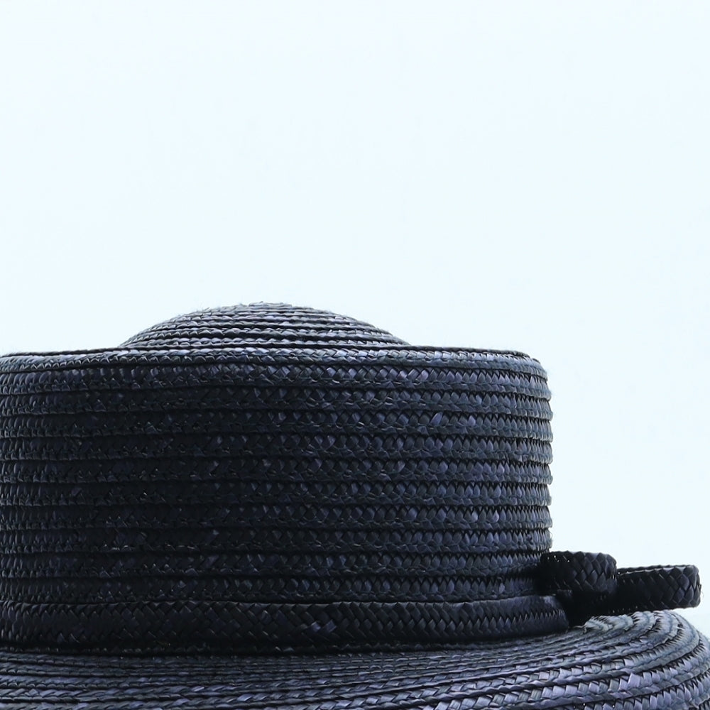 Accessorize Womens Blue Straw Sun Hat One Size