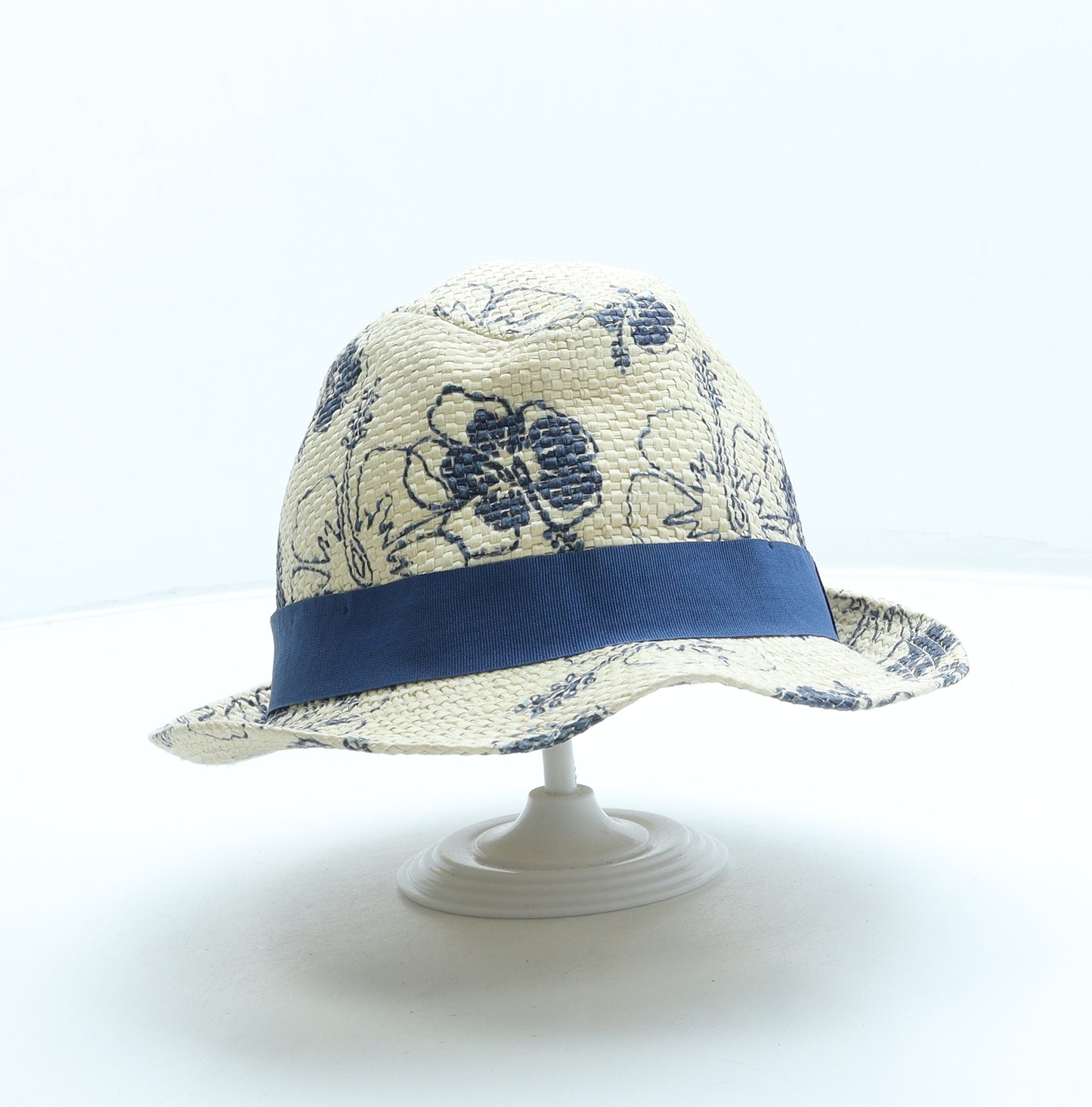 Marks and Spencer Boys Beige Floral Paper Fedora One Size