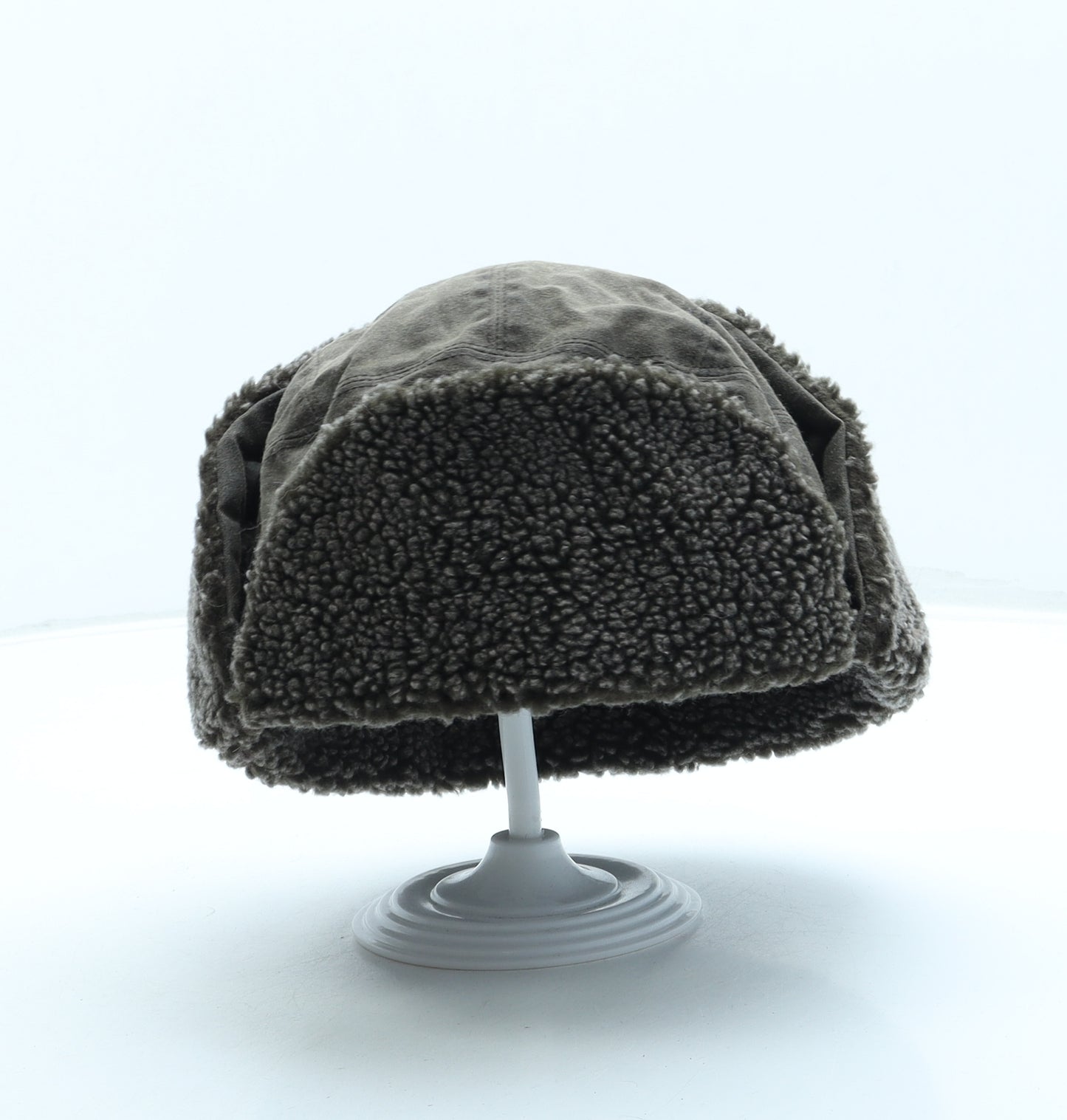 Marks and Spencer Mens Brown Cotton Trapper Hat Size M