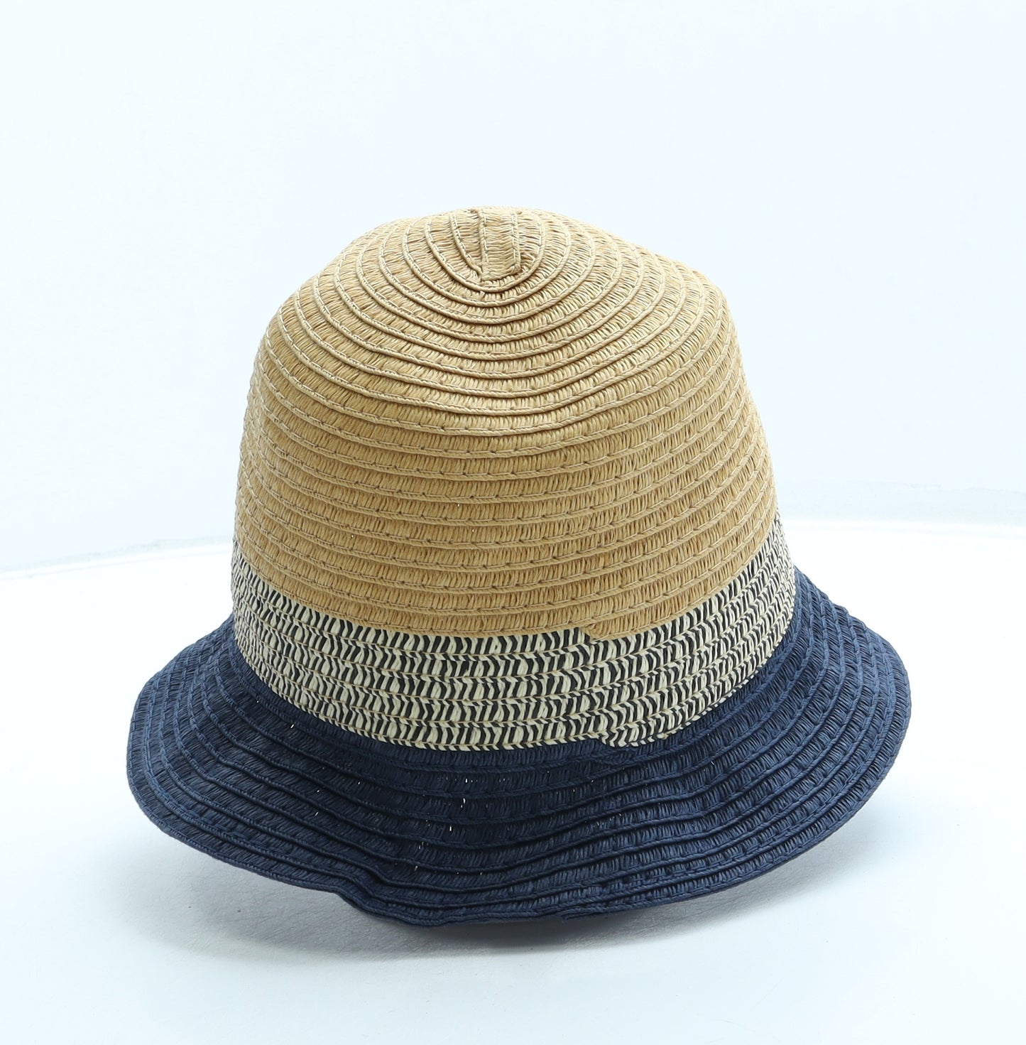Primark Boys Blue Colourblock Paper Sun Hat One Size