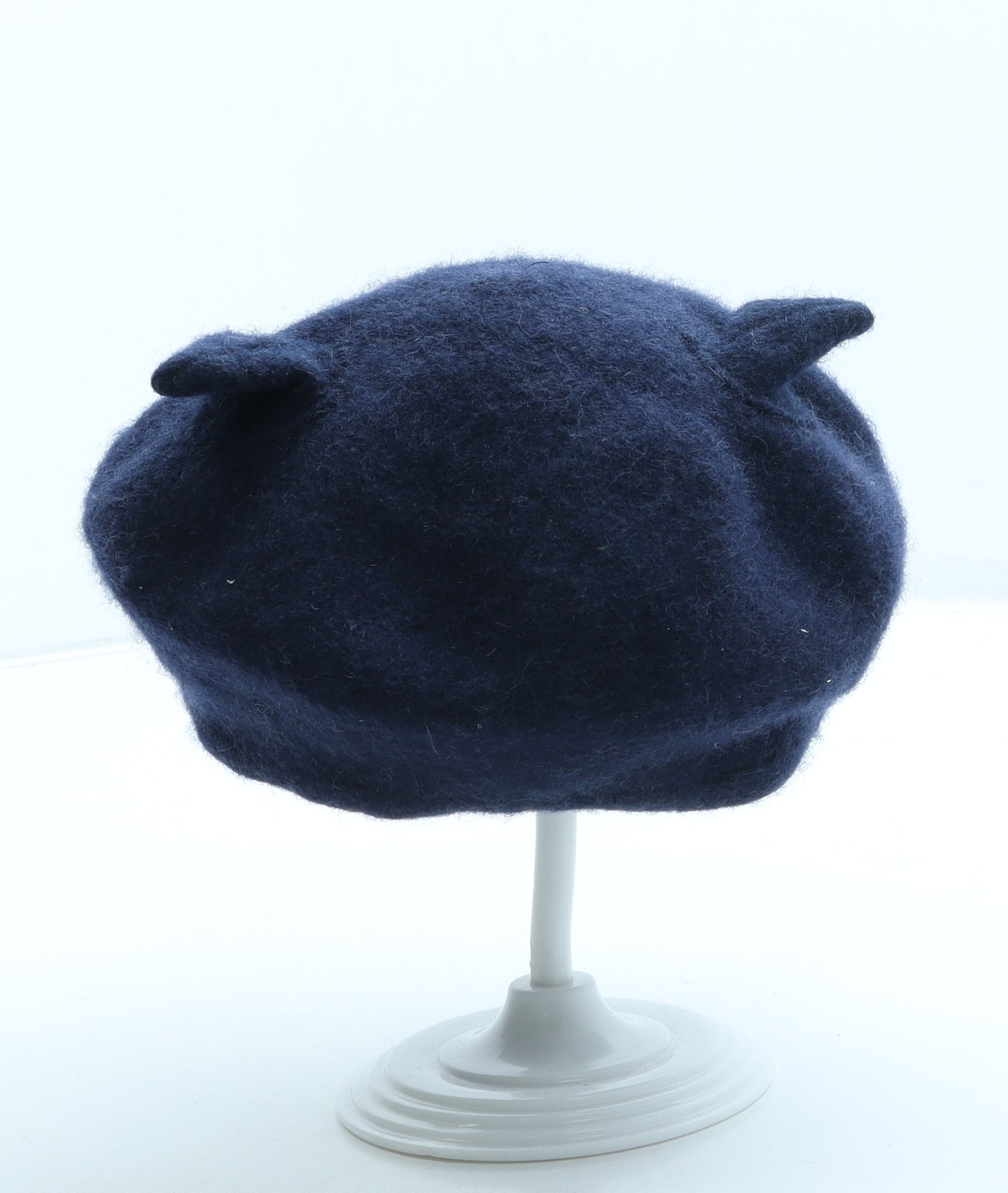 NEXT Girls Blue Wool Beret One Size - Cat
