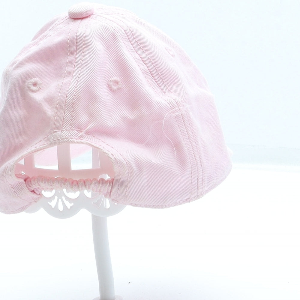 Gap Girls Pink Cotton Baseball Cap One Size