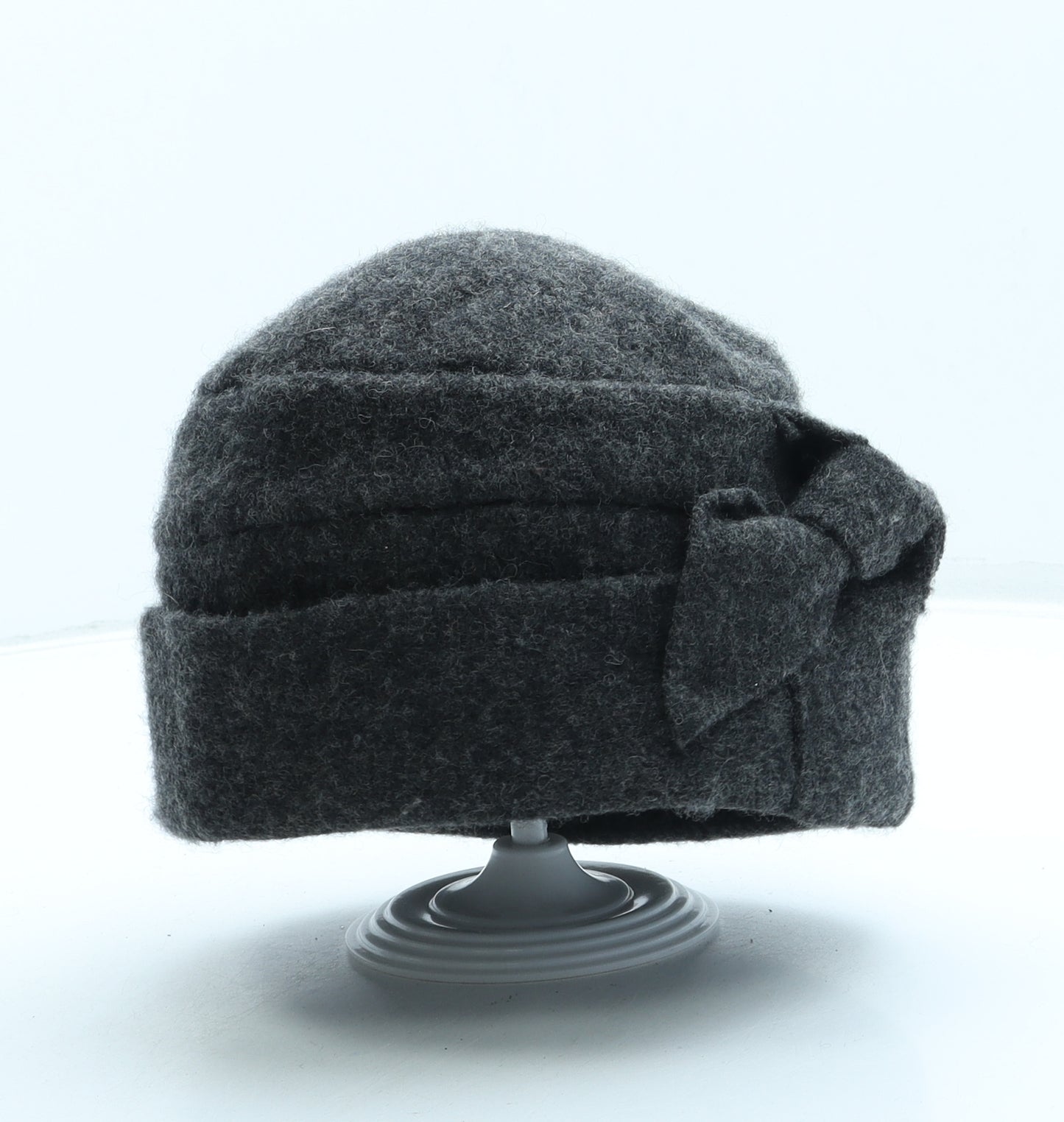National Trust Womens Grey Wool Cloche One Size