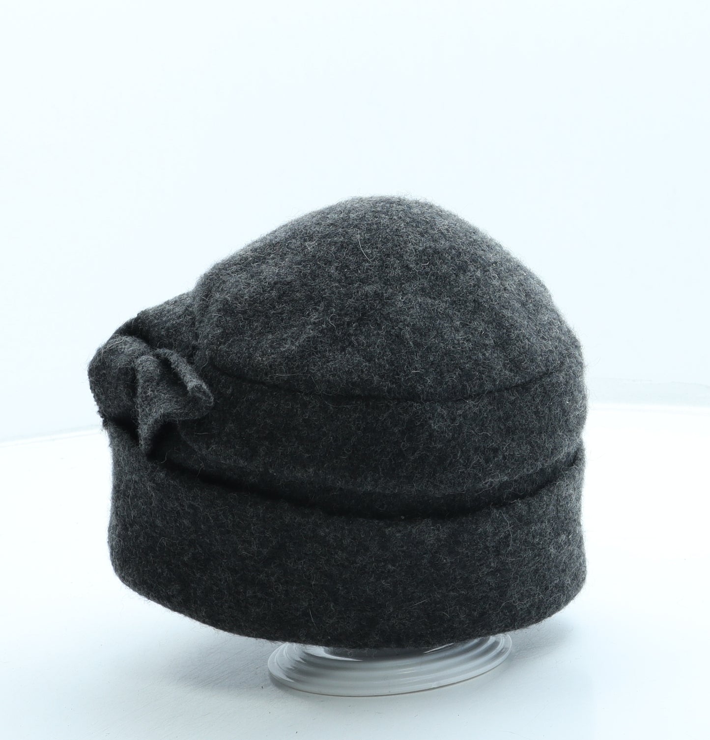 National Trust Womens Grey Wool Cloche One Size