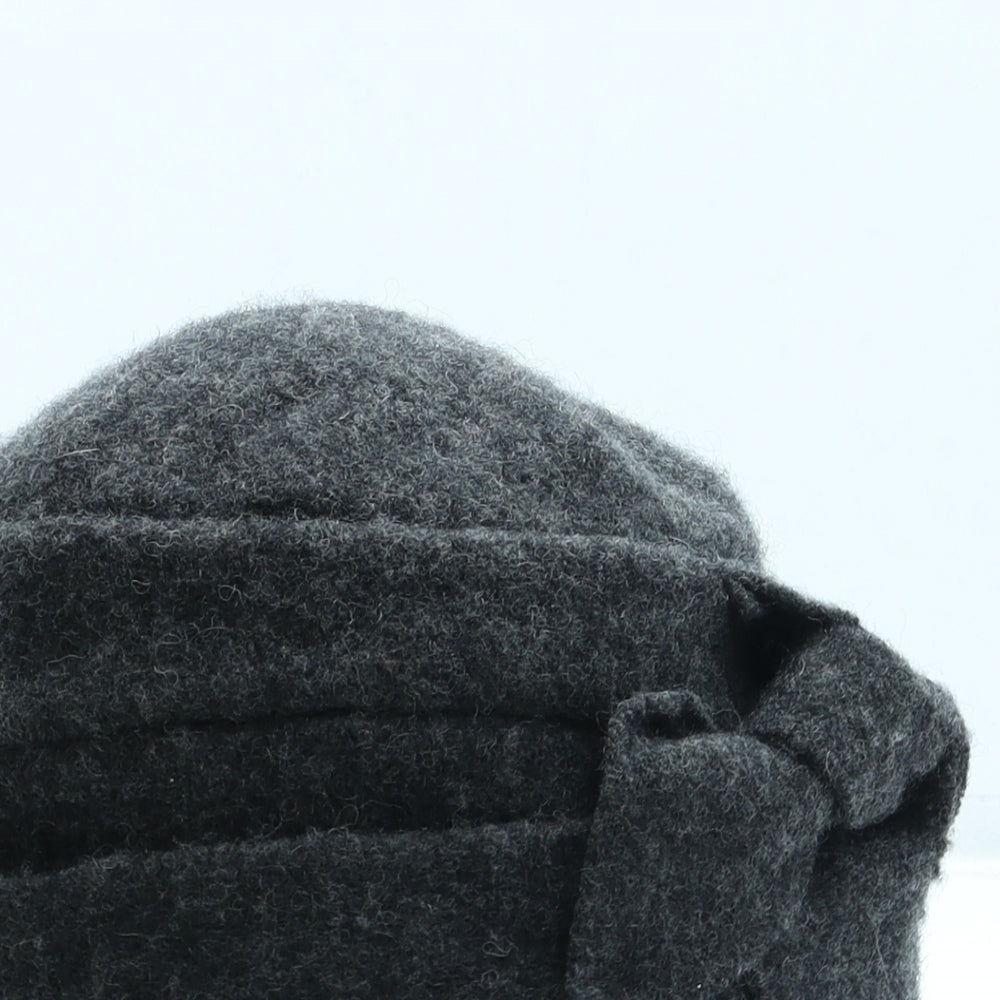 National Trust Womens Grey Wool Cloche One Size