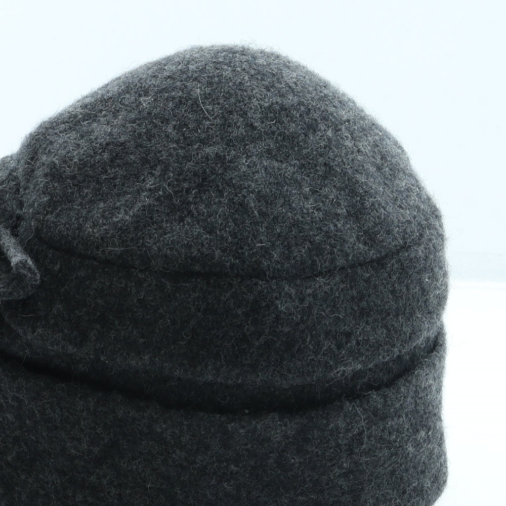 National Trust Womens Grey Wool Cloche One Size
