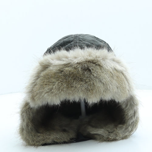 Zara Boys Green Polyester Trapper Hat One Size