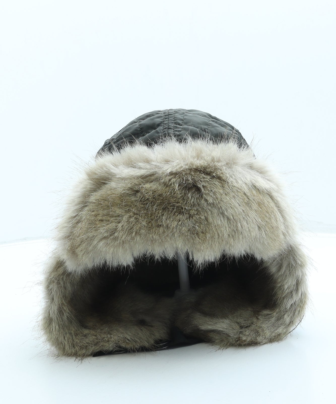 Zara Boys Green Polyester Trapper Hat One Size