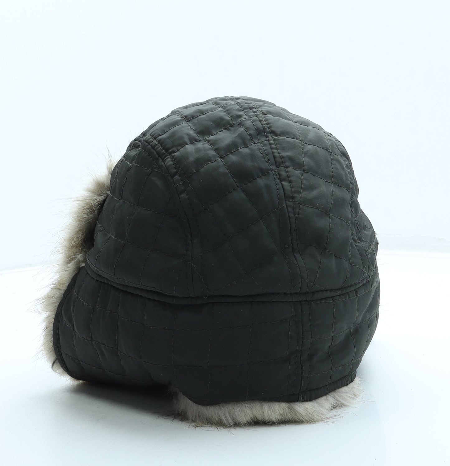Zara Boys Green Polyester Trapper Hat One Size