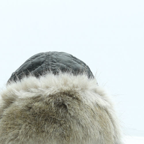 Zara Boys Green Polyester Trapper Hat One Size