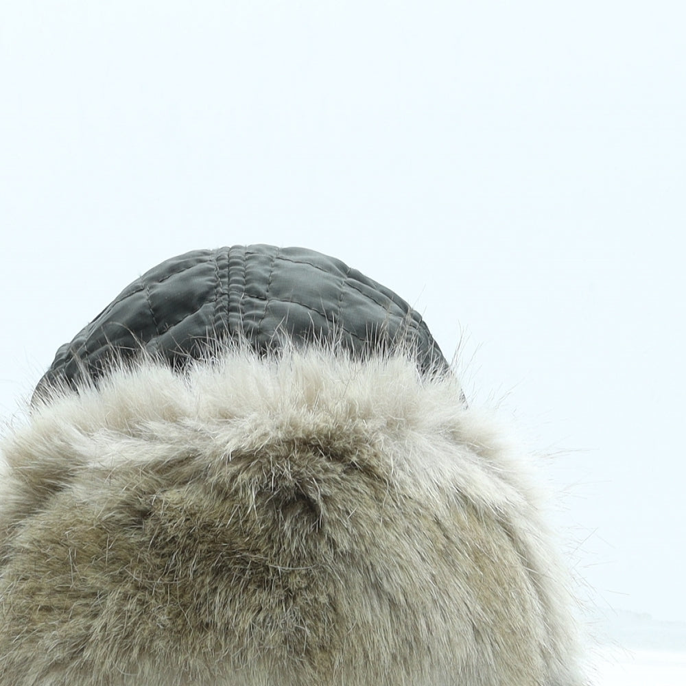 Zara Boys Green Polyester Trapper Hat One Size
