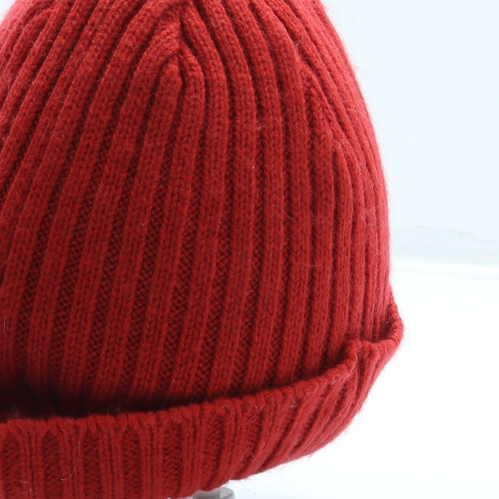 NEXT Boys Red Acrylic Beanie One Size