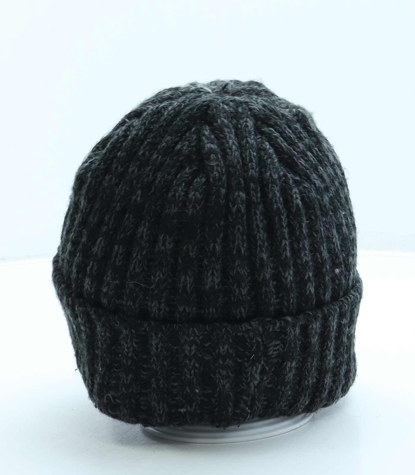 LA to SF Mens Black Acrylic Beanie One Size