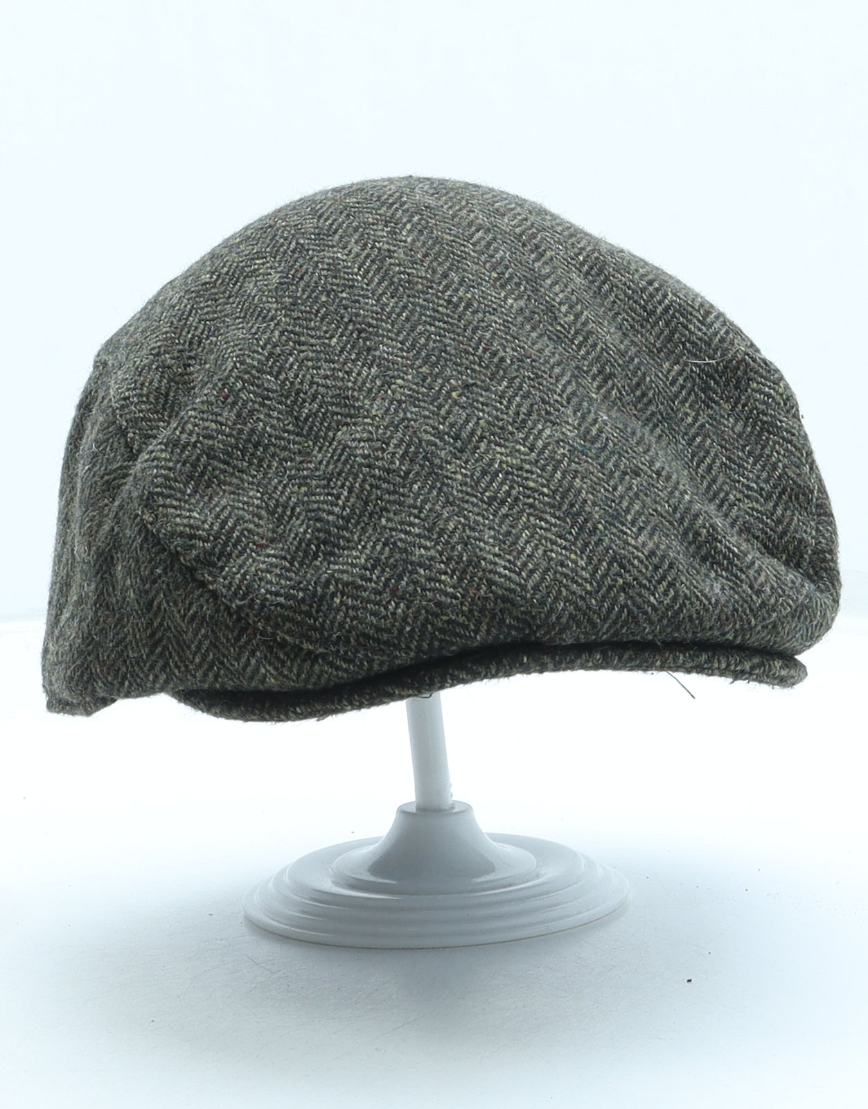 Diefenthal Mens Green Viscose Flat Cap Size M