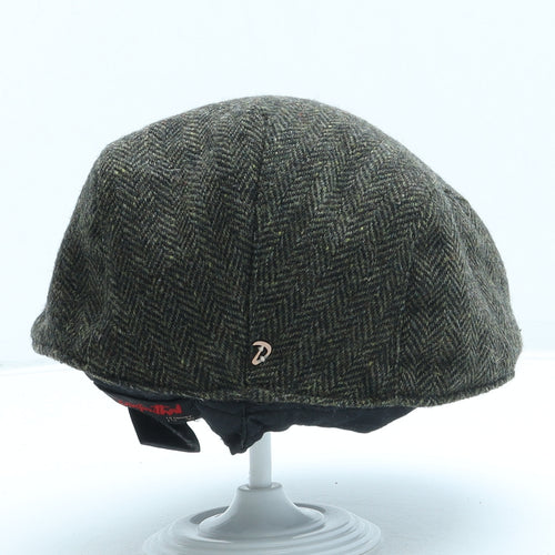 Diefenthal Mens Green Viscose Flat Cap Size M